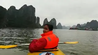 Ha Long Bay Kayaking and cruising  #Vietnam #Halong #Tamil