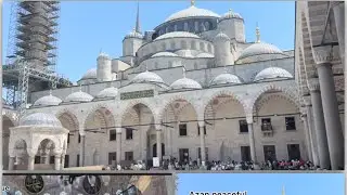Istanbul part 2 visited magnificent blue mosque, yemi mosque#blue#azan#islamicscripture #islam 