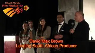 Utkarsh Marathi Film Festival 2012 - David Max Brown saying few words about the Initiative