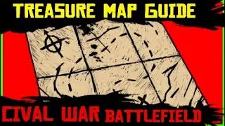 Руководство по карте сокровищ Battlefield Civil War: все локации (Болджер Глейд) | RDR2 Online Re...