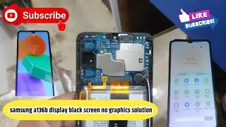 Samsung galaxy A13 5g black screen fix 💯℅