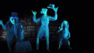 The Haunted Mansion, Disneyland. Summer 2009