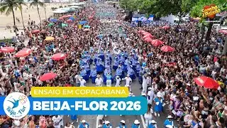 Desfile Beija-Flor em Copacabana 2026 | Com Drone SéP Completo (4K)