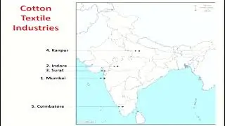 Class 10 Geography Map Work | Manufacturing Industries | Full Explanation