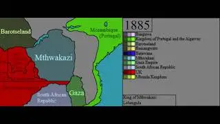 History of Zimbabwe Visualized on a Map - Every Year