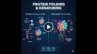 Protein Folding & Denaturation Explained: How Proteins Fold, Unfold & Lose Structure