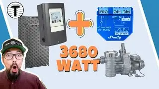 3680 Watt mit Shelly an der digitalen Poolsteuerung POOLSANA Premium #tomtut #poolheld