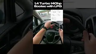 0-100 test: Opel Astra J 1.4 Turbo LPG 140hp 2015 #shorts #ecotec #power #acceleration #pov #lpg