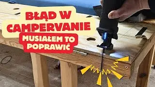 Zrobiłem za długie ł&oacute;żko! 🛠️ Poprawka zabudowy w VW T4 Campervan (Błędy DIY)