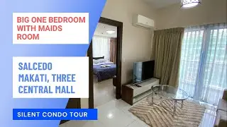Big 1 Bedroom with Maids Room in Makati | #condotour