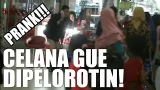 PRANK!!!CELANA DIPELOROTIN DI DEPAN MBAK-MBAK SPG!Wkwkwk