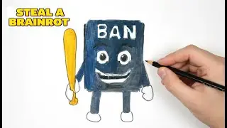 easy and simple How to draw Ban ban ban sahur from steal a brainrot