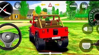 New Indian Cars: Maruti Suzuki Gypsy Driving in Village Gadi Wala Game - Car Game Android Gameplay