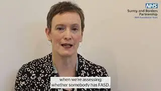 Why is a language assessment part of the FASD clinic assessment process?