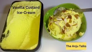 Homemade Vanilla Custard Ice Cream Recipe | The Art of Making Vanilla Custard Ice Cream