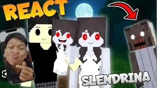 SLENDRINA FULL REACTION KELAS KAKAP & YUSA SHIRO COMEL SANGAT!! Reaction Animasi Aci [INDO]