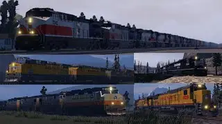 Freight Trains in Rocky Mountain Division! Feat. BNSF, NS, CSX, & Others