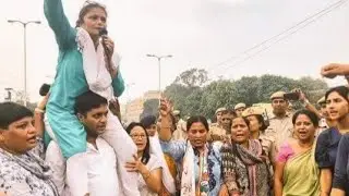 Bharat Bandh: Sushmita Dev attend in Delhi Rally.. #TiazCreations