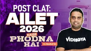 POST CLAT Strategy: AILET 2026 Kaise Phodna Hai | AILET Toppers&rsquo; Roadmap by Baahul Sir