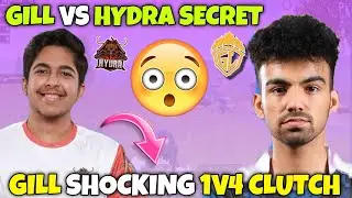 GodL GILL Vs Hydra Secret🐉💛Gill 1v4 Shocking Clutch 🤯