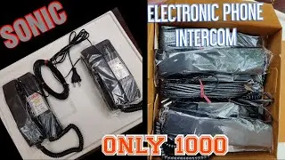 ELECTRONIC PHONE INTERCOM || UNBOXING IN TAMIL || HOW TO USE EXPLANATION || WHAT IS INTERCOM ||SONIC