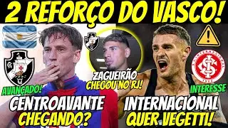 🚨ARGENTINO CHEGANDO? INTERNACIONAL INTERESSADO EM VEGETTI! REFORÇO CHEGOU NO RIO DE JANEIRO