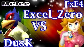 [FxF4] DusK (Falco) VS Excel_Zero (Peach) Melee