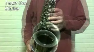 Orsi Nickel Plated Tenor Sax B38xx