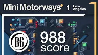 Как играть в Mini Motorways Лос-Анжелес счет 988 ||  Mini Motorways || Прохождение 1 || Beo Got