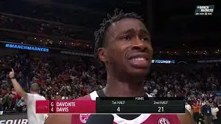 Davonte Davis of Jacksonville EMOTIONAL Interview - Arkansas vs Kansas | 2023 NCAA March Madness