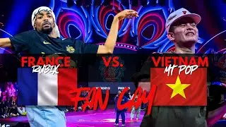 Rubix vs MT Pop | Fan Cam | Red Bull Dance Your Style Finals | Hip hop vs Popping | France v Vietnam