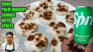 Goan Palm Jaggery Sannas With A Twist Of Sprite | Sweet Goan Sannas with Sprite | Ivon's Kitchen