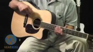Get A Fine Introduction To Martin Guitar's DC-16RGTE Aura With The Fishman Onboard System.