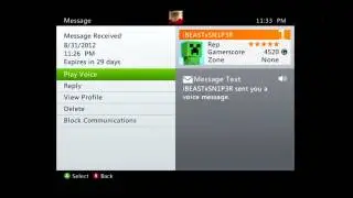 Random Kid Singing on Xbox Live