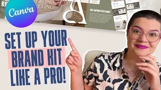 Follow these SIMPLE steps to upload your brand assets in Canva and build your Brand Kit | Canva Tips