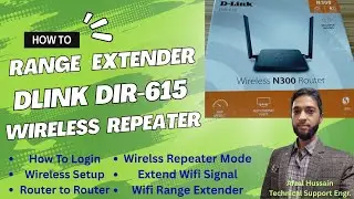 D-Link DIR-615 Repeater Mode Setup | Extend WiFi Range Without Cable |WiFi Range Badhaye Easily 2025