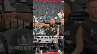 Damian Lillard Receives Love From The Fans In His Return To Portland! ❤️🔥| #Shorts