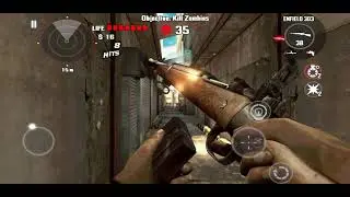 Dead Trigger - Enfield Bolt Action Rifle, Bren LMG & Walther P99 Pistol (Gameplay)