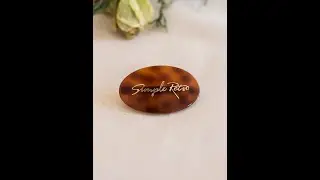 Simple Retro | Retro Brown Hair Clips | 2022 Pre-Spring