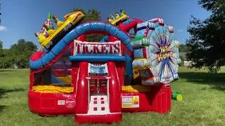 Amusement Ride Obstacle Midway Carnival Bouncy Castle | Sky High Party Rentals