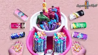Stretch Armstrong VS Cola, Different Fanta, Pepsi, Schweppes, Sprite and Mentos Underground   test