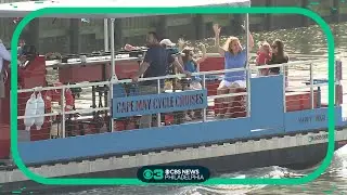 Pontoon pedal boat offers new way to cruise around Cape May, NJ