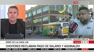 🔴 SIGUE EL PARO DE CHOFERES DE LA LÍNEA 148 POR AUMENTO SALARIAL