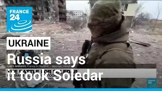 Russia says it took Soledar, Ukraine denies its capture &bull; FRANCE 24 English