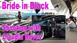 Bride in Black Photo shoot with Claudia Reyes Fashion Designer - IN ENGLISH