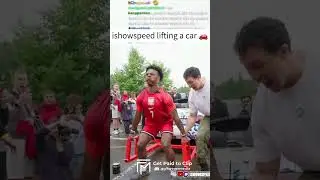 ishowspeed lifting a car 🚗#forevermedia #ishowspeed