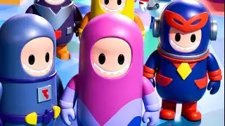 wow! i'm playing fall guys live