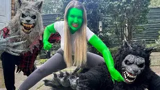 Hulk VS Werewolf Monster!!