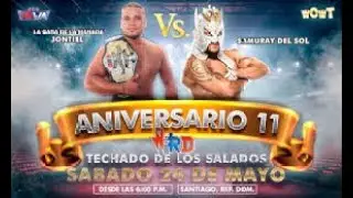 Aniversario 11 de W-RD 🐲 Samuray del Sol (Kalisto)🐲 VS 🐺Jontiel 🐺 parte 1