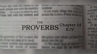 Proverbs 14 KJV (Dramatized Reading With Music) #kjvbible #reading #seekgod #jesuschrist #wordofgod